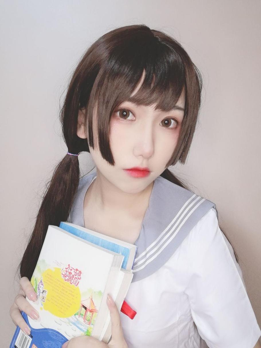 芋圆侑子的摄影：清新花海cosplay原图展示